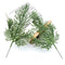 23cm Artificial Cypress Leaves Simulation Flower Christmas Bouquet Wedding G0Z3
