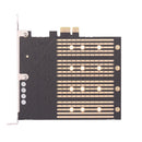 SA3034M NVME M.2 to PCI-E 1x Adapter Card for M-Key NVME/B-Key SATA Extend Board