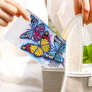 DIY Diamond Painting Glasses Storage Bags Waterproof Pouches (YD008) (Butterfly)