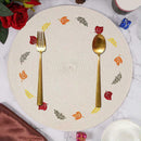 Set Of 4 Place Mats And Coasters Dining Table Placemats Non-Slip Washable T8P8