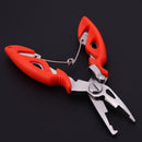 Stainless Steel Fishing Pliers Scissors Line Cutter Remove Hook Tackle Tool