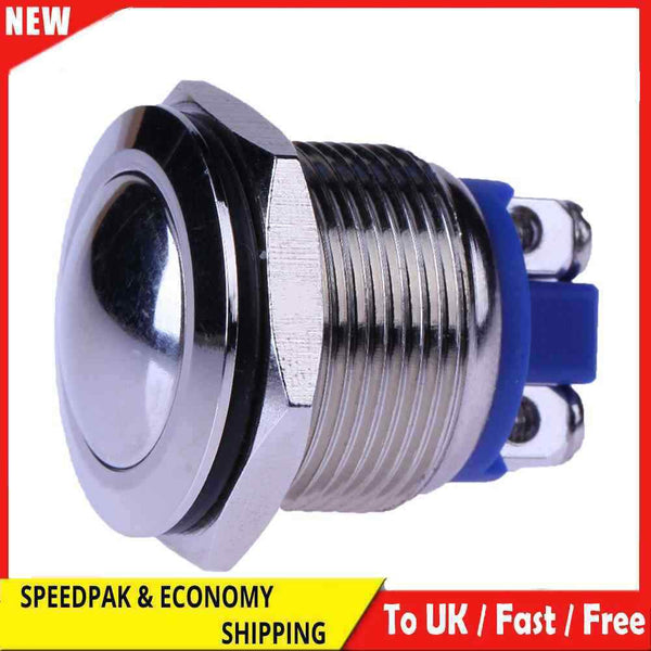 19mm Waterproof Car Metal Push Button Boat Horn Starter Momentary Switch