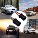 2x T10 W5W LED Bulb Holder Adapter Socket Harness Female Plugs Connectors