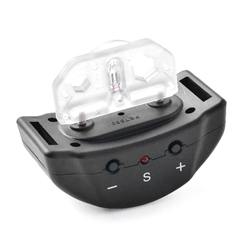 Waterproof Pet Anti Bark Device Ultrasonic Dogs Training Barkproof Collar Black