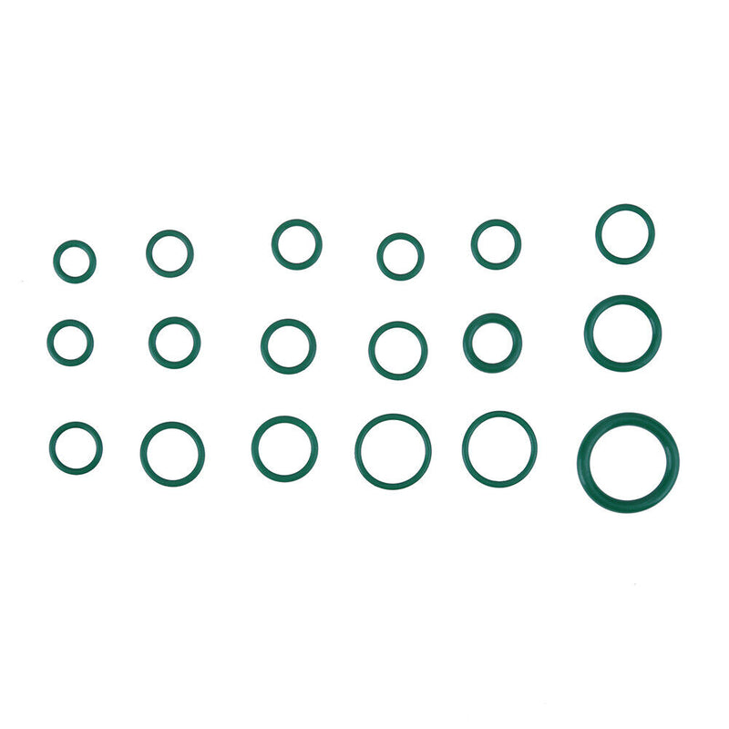 265pcs Universal 18 Size Car Air Conditioner O Ring Seal Circle Kit (Green)