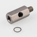 1/8in BSPT Oil Pressure Sensor Tee to NPT Adapter Turbo Feed Line Gauge T Newly