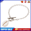 Fashion Shell Pendant Bracelet Summer Beach Metal Chain Bracelets for Women