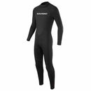Full Body Men Neoprene Wetsuit Jumpsuit Quick-Drying Wet Suit (Black 2XL) Newly