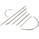 Home Supply Canvas Crafts Leather Upholstery Sewing Needles Hand Repair Curved