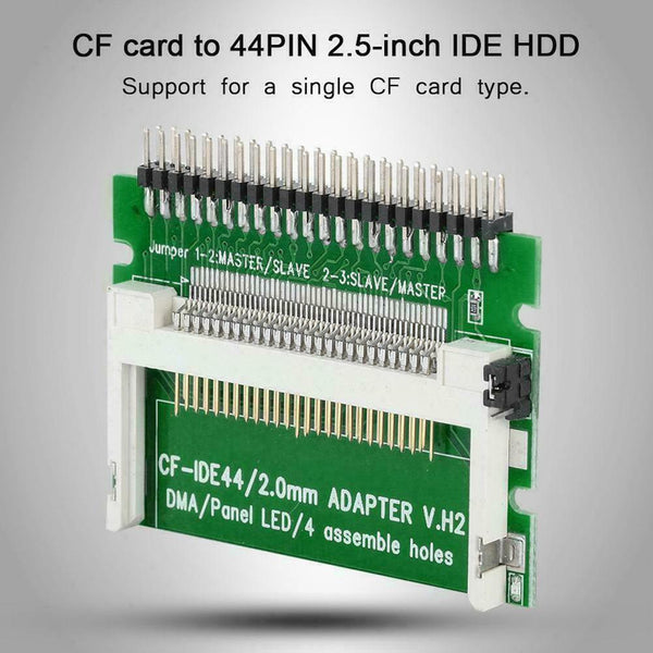CF Compact Card to 2.5" 44Pins IDE Hard Drive Converter Adapter For Laptop K7Q2