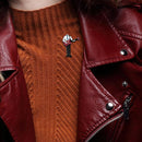 Music Performer Pins Badges Enamel Fashion Brooch Jacket Lapel Ornaments Gift