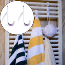 2pcs Hanger Hook for Heated Towel Radiator Rail Bath Drying Rack Hanging Holder