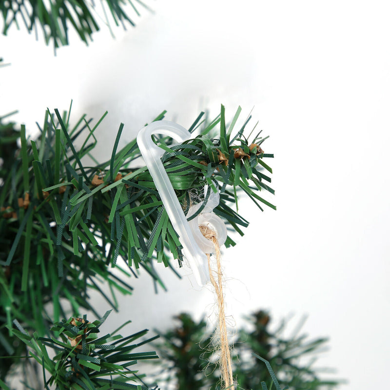 100pcs Christmas Light Clip String Light Waterproof Christmas Hook (White)