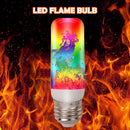 LED Flame Bulb Light Simulation Flicker Flame Atmosphere Lamp (Multicolor) Newly