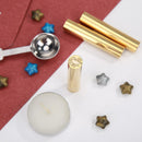 Retro Cylindrical Seal Wax Brass Envelope Seal Stamp Customs Accessory (G) Newly
