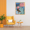 HandPainted Oil Paint Kill Time Picture Colouring Artcraft Eagle and Banner Gift