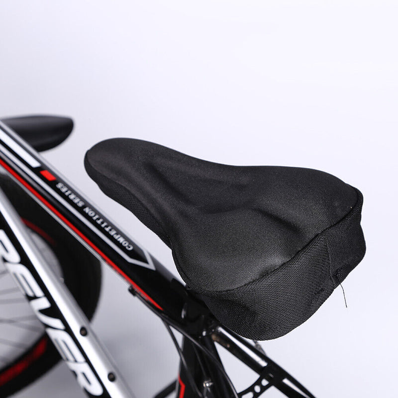 Bicycle Seat Saddle Wide Mountain Bike Seat Cushion Cycling Pad Cover Accessory