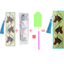 Diamond Paint Leather Bookmark Tassel Special Shape Drill Mark (S47-Horse) Newly