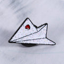 Jewelry Badge Cartoon Clothes Lapel Pin Boat Paper Plane Brooch Enamel Pins