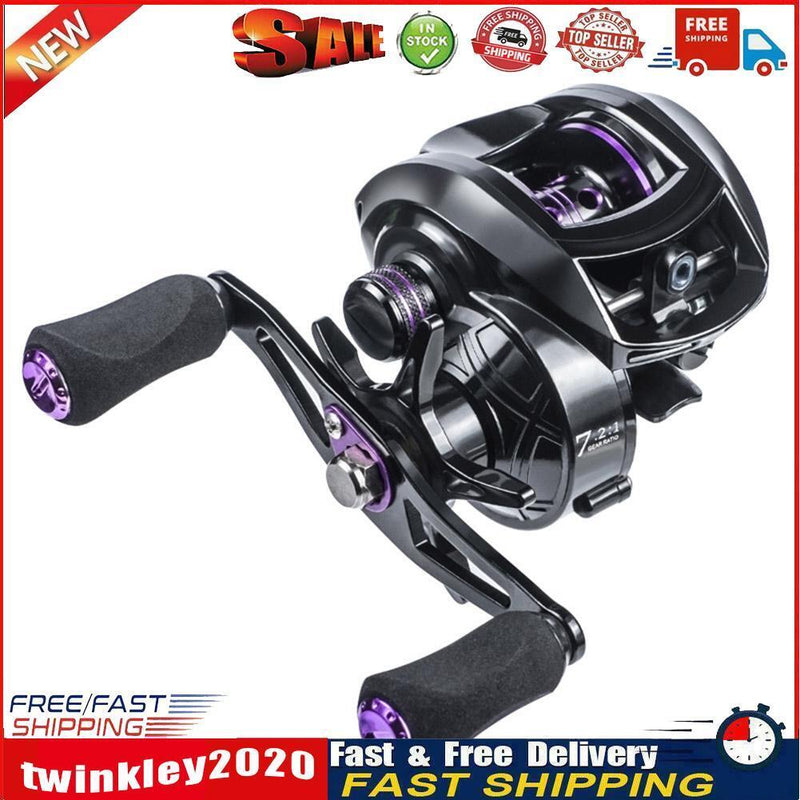 Spool Baitcasting Reel 8kg Max Drag Saltwater Fishing Wheel (AF2000 Left) Newly