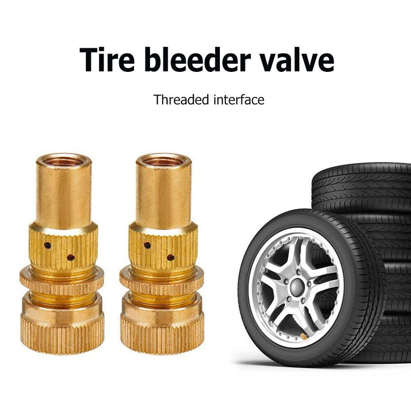 4pcs Car Tire Deflators Accessories Tyre Bleeder Set Pull Pressure Relief Valve