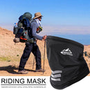 UV Protection Ice Silk Face Neck Cover Outdoor Bandana Scarf (Dark Grey) Newly