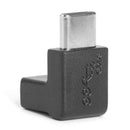 2pcs USB C Male to USB C Female Adapter Upward Downward Angled 90 Degree