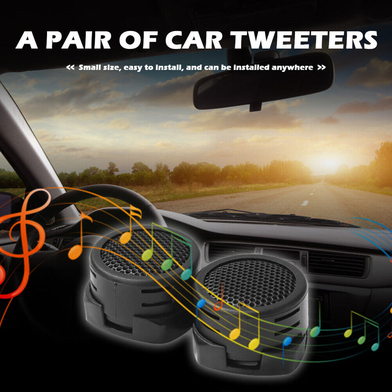 Car Tweeters Mini High Frequency Car Audio Loudspeakers Universal TP-005A 2 Pack