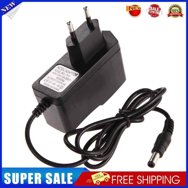 AC 100-240V Converter Adapter DC 5.5 x 2.5MM 7.5V 1A 1000mA Charger EU Plug