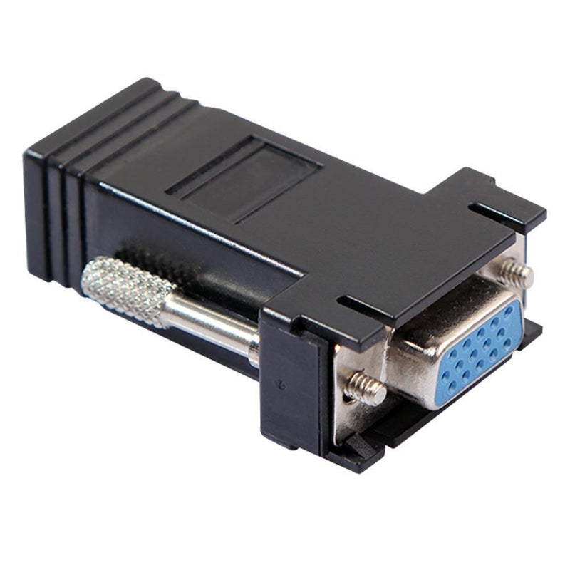 2pcs VGA Extender Female/Male to Lan Cat5e/6 RJ45 Ethernet Female Adapter