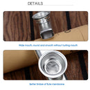 Metal Kazoo Portable Flute Woodwind Instrument for Beginner Music Lovers Gift
