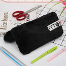 Creative Soft Plush Pencil Case Hand Bag Office Stationery Pouch Student Supply