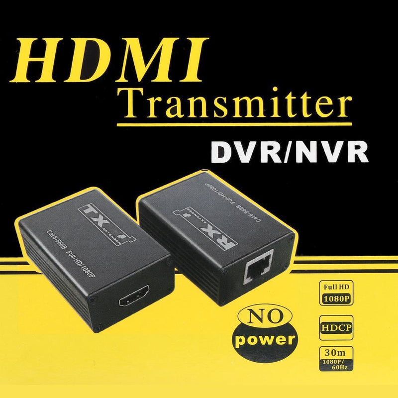 30m Wireless HDMI Transmitter Receiver 1080p Splitter Adapter for CCTV DVR