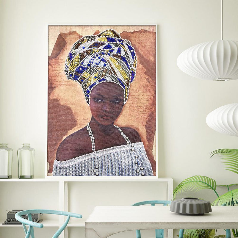 5D DIY Special Shaped Diamond Painting Woman Embroidery Mosaic Kits Wall Decor