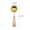 Sealing Wax Spoon Solid Wood Retro Wax Decorative Stamp Craft (Apricot) Newly