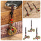 Emperors Coins Lucky Wealth Pendant Keyring Brass Chinese Money Bag Keychain