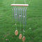 Lucky Metal Wooden White Wind Chime Garden Household Decor Birthday Gift