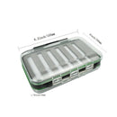 Fly Fishing Boxes 2 Sides C&F Foams insert Waterproof Flies Fishing Box Jig Box