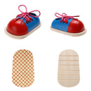 1pcs Funny Educational Wooden Toys Baby Kids Kids Lace Up Sc