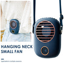 #A Leafless Hanging Neck Fan USB Type-C Rechargeable Neckband Fan for Outdoor