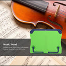 Portable Music Stand Hand Roll Desktop Reading Frame Flat Holder (Green)