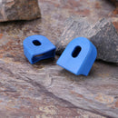 2pcs/set Bicycle Crankset Crank Wheel Protective Sleeve Protector (Blue) Newly