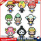 9pcs DIY Round Rhinestone Cute Girl Stickers Diamond Painting Kit Decor Newly