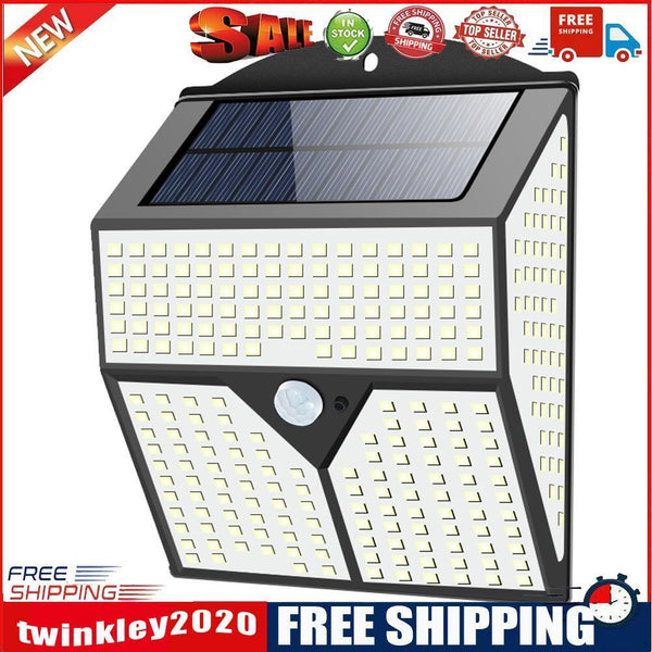 436 LED Solar Powered Lights Outdoor Bright PIR Motion Sensor Lamp (Single)