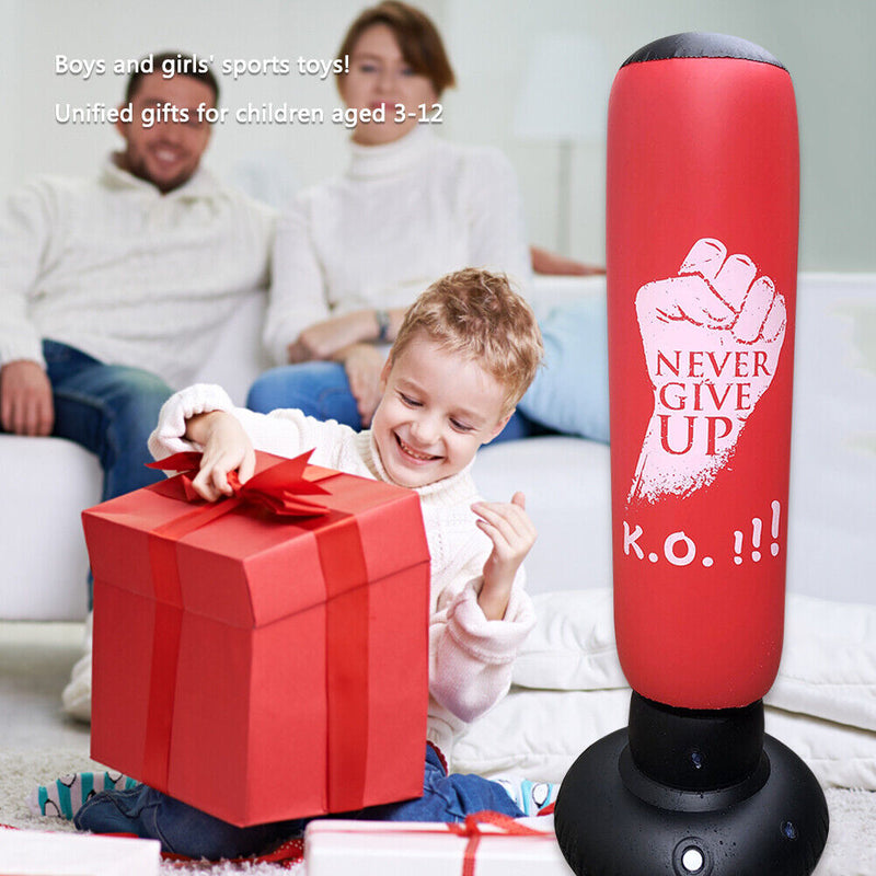 Inflatable Punch Fight Boxing Bag Tumbler Child Practice Boxing Column Sandbags