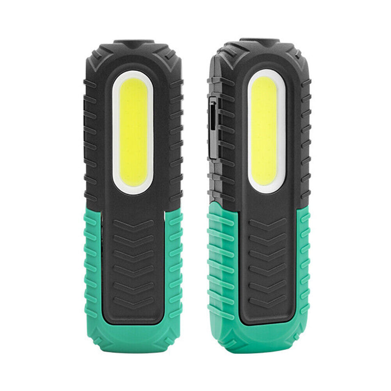 COB LED Foldable Flashlight Torch Portable Emergency Car Inspection Work Ligh