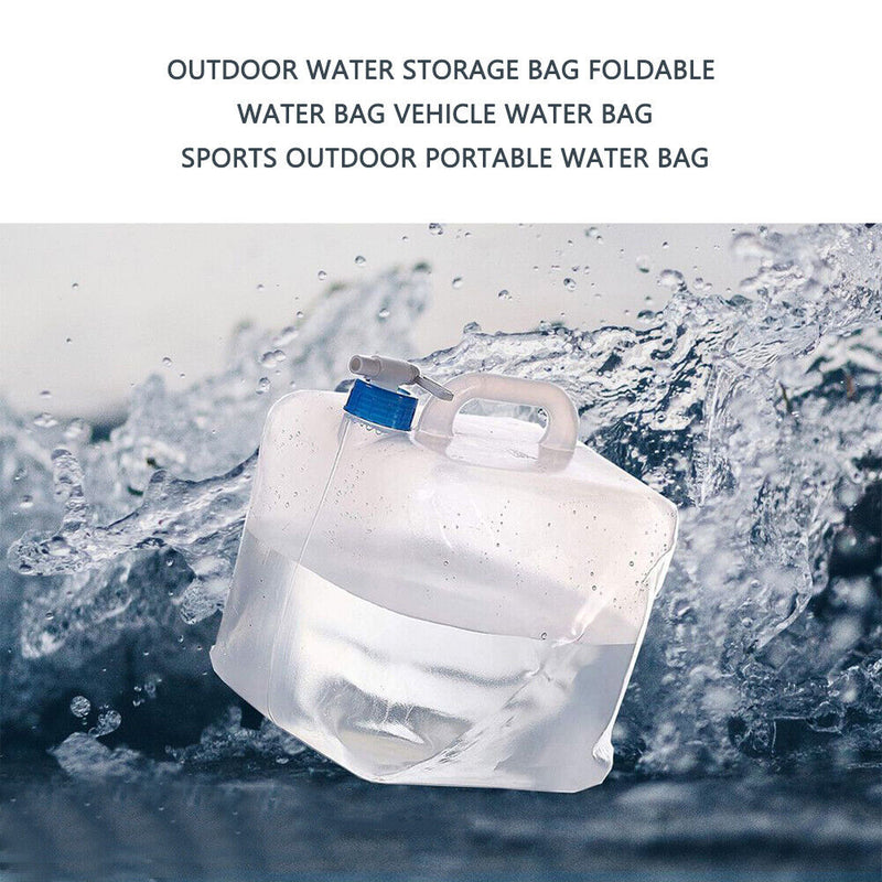5/10/15/20L Collapsible Water Container Outdoor Hiking Fishing Drinking Bag Tank