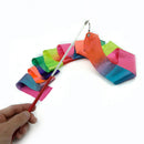 2m Colorful Gym Ribbons Gradient Dance Ribbon Dance Streamers Training Equipment