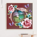 5D DIY Diamond Painting Kits Dolphin Full Square Drill Mosaic Rhinestone Pict