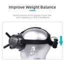 Battery Carrying Case Back-Mounted Clip Storage Holder for DJI FPV Goggles